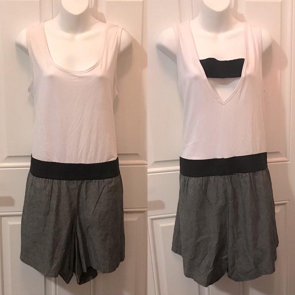 Tank Jumpsuit Romper w/ Pockets 1X